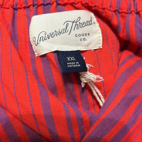 Universal thread red stripe cross strap dress - Picture 4 of 7